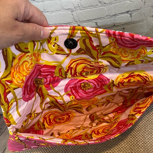 BARI J Pink Bird Print Cloth Purse - Picture 4 of 6